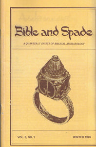 Four issues of BIBLE and SPADE produced in 1976