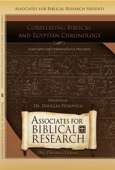 Correlating Biblical and Egyptian Chronology DVD